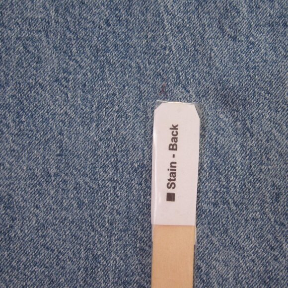 H&M Jeans Womens Size 8 Blue High Rise Wide Leg Raw Hem - Picture 12 of 13